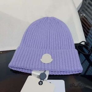 Monclear 2023 Tasarımcı Şapkalar Erkekler Beanie Kadınlar Beanie Sonbahar/Kış Termal Örgü Şapka Marka Bonnet Yüksek Kalite Ekose Kafatası Şapkası Lüks 294