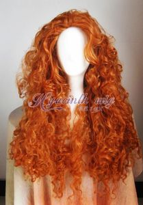 Parrucche NEWFashion Pixar Film animato di Brave MERIDA parrucca cosplay Spedizione gratuita Nuova parrucca di alta qualità con immagine di moda