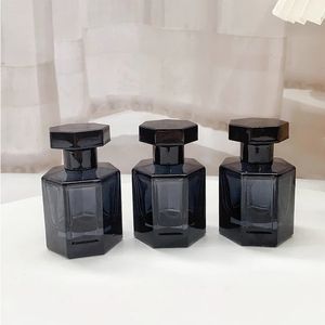 30 ml svart glas parfym atomizer tom påfyllningsbar parfym spray flaska mäns bärbara reseparfym makeup maskin 230106