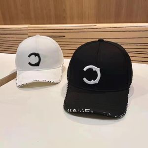 CAPS MENS DESIGNER BUCKET HAT FÖR MÄN KVINNER Märke bokstäver Bollmössor 4 säsonger Justerbar lyxsport Black White Baseball Hats Cap Bin