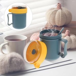 Dinnerware Doitool Soup Mug Insulated Jar Spoon Container Bento Box Breakfast Cup Vacuum Thermal Microwavable Lunch