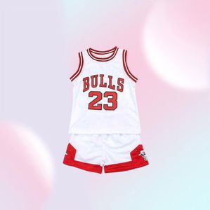 17 Pojkar och flickors basketkläder sportdräkt Vest Shorts Baby Basketball Clothes Summer's Suit1548047