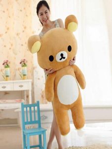 80cm sanx rilakkuma relaxar urso adorável brinquedos de pelúcia bonito travesseiro macio brinquedo de pelúcia boneca presentes para crianças 2021 q07278144594