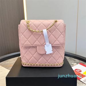 Altın Zincir Kadınlar Mini Sırt Çantası El Çantası Klasik Kova Torbası Crossbody Tasarımcı Cüzdan Traend Coin Cantse 2024