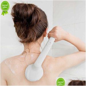 Outros suprimentos de banheiro de banho Long Handle Escova Back Body Shower Sponge Scrubber Brushes com esfoliante Scrub Skin Masr Banheiro Dr Dhoqb