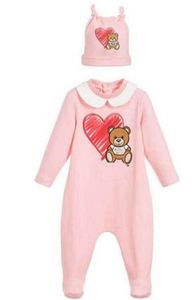 Baby Rompers Spring Autumn Baby Boy Clothes Designer New Romper Cotton Nyfödda Baby Girls barn 100 Bomullsspädbarn Jumpsuits Clothi7532601