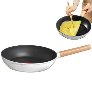 Pannor omelette PAN Non-stick aluminiumlegering Stekningstemperaturavkänning för effektiv matlagning av fläsk Kycklingägg