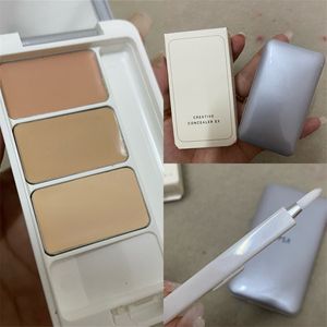 Японский роскошный консилер 3 цвета с кистью Girl Face Cosmetics Creative Concealer EX 4,5 г Высококачественные инструменты для красоты лица В наличии 2024