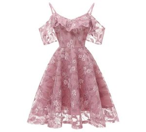 Teenager Party dress for Girls Girl Wedding Summer Lace Girls Dress VNeck Sling kids Dresses for 1420 Years teens Dress 2103037585678