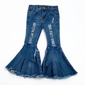 Girlymax outono inverno bebê meninas roupas crianças roupas apertadas rendas jeans calças elásticas allmatch 240106