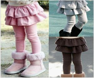 Autumn Winter Girls Leggings Pants Pantsskirt Kids Thicken Warm Trousers Baby Girl Pantsskirts Kids Leggings PantsKirt5393278