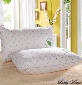 Domowa tekstylna biała poduszka 100 bawełniane poduszki do zdrowia szyi 4874 cm poduszki do spania super miękka szyja poduszka dla dorosłych prostokąt7808749