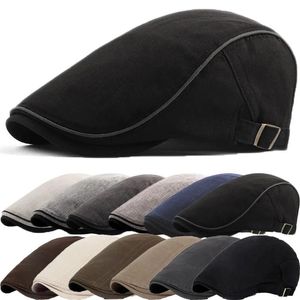 Caps Lose Style Men Beret 2021 Wiosna jesienna street street newsboy beret hat retro anggland kapelusz dzika ośmioboczna czapka fashon czapki czapki