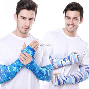 Scaldamuscoli Guanti sportivi Gioco Manicotti Protezione UV Corsa Ciclismo Sport all'aria aperta Mezze dita Maniche Protezione solare Braccio Ghiaccio freddo Copri braccio in seta Polsino YQ240106