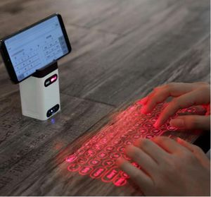 2020 Novo teclado virtual portátil Teclado de projeção a laser virtual Bluetooth com função de banco MousePower para Android IOS Smar5878909