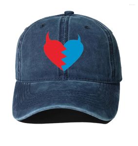 Top Caps Unisex denim kapağı yıkanmış pamuk beyzbol şapkası gençler, anime sevgilisi için ayarlanabilir franxx cowboy