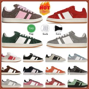 Classici anni '00 Designer Scarpe da ginnastica vegane Scarpe Core Nero Verde scuro Grigio nuvola Semi lucido Meglio Scarlet Spice Giallo Uomo Donna Sport Campus