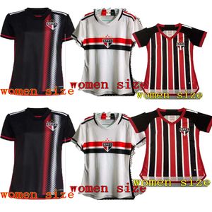 23 24 Sao Paulo Arboleda Women Soccer Jerseys Calleri Gabriel Nestor Diego Costa Igor.V Hem Bov Wear Football Shirts Kort ärmuniformer