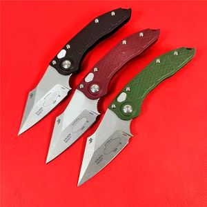 New Micro tech Stitch AUTO Folding Knife 3.543" 9CR18MOV Steel Blade, ABS Handles,Outdoor Tactical Combat Self-defense Knives