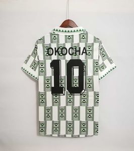 Camisa de futebol retrô OKOCHA 1994 1996 masculina clássica camisa de futebol Tailândia