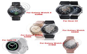 Para galaxy watch 46mm 42mm relógio 3 4145mm vidro temperado para samsung gear s3 s2 protetor de tela película protetora films1583904