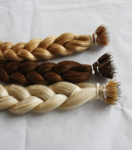 Elibess marka nano pierścienia przedłużanie włosów 100 ludzki Virgin Remy Weave Weave Nieprocentowane włosy 1G St 150s One Lot9353256