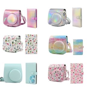 Fujifilm Instax Mini 11 Camera Accessory Artist Oil Paint PU Leather Instant Shoulder Bag Protector Cover Case Pouch 240106