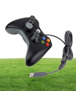 1PC USB Wired Joypad Gamepad kontroler Microsoft lub Xbox Slim 360 i PC dla systemu Windows7 Joystick Gamepad Controller6477326