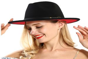 Fedora Formal Hat Brim Jazz Hats Panama Cap Luksus Hat Designer Hats Kobiet Cap Womens Caps Trilby Chapeau Fashion Akcesoria Woma9324558