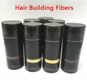 Topp hårbyggnadsfibrer pik 275g hårfiber tunnare concealer omedelbart keratin hårpowder svart spray applikator4123290