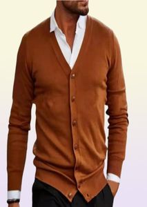 Men039S tröjor Herr Mens Casual Sweater Coats Long Sleeve Solid Knitting Cardigan Sweatercoat V Neck Yttre kläder Vinter Men Jackor 9097298