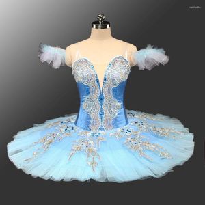 Scenkläder mode kontrasterande färger anpassade 12 lager tävling prestanda professionella flickor vuxna balett tutu klänning