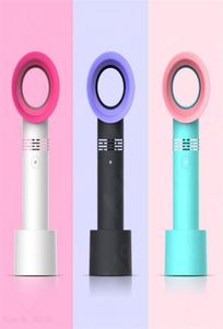 Rechargeable Portable Bladeless Fan USB Handheld Mini Cooler No Leaf Handy Fan With 3 Fan Speed Level Cooling fans8092482