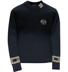 ファッショナブルな長袖のカジュアルなヨーロッパ製品、軽い豪華なトレンディなプルオーバーセーター、男性の秋と冬の刺繍セーター、ニットセーター