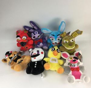 18cm FNAF Five Nights at Freddy Bear Fox Bonnie Chica Golden Freddy Nightmare Fredbear Kids Plush Toys27513873529