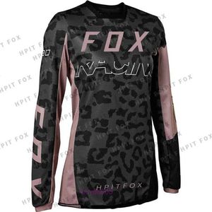 2024 Moda T-Shirt Dağ Bisikleti Takım Foxx Erkek Tişörtleri Kros Mountain Kadınlar Downhill DH BMX MTB Yarış Motokros Bisiklet Bayanlar BHT9