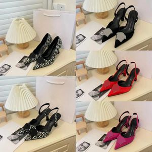 High-heeled Sandals Designer strappy sandals shoes Luxury Paris Dress shoes Classics Fashion Party Women Sexy Heels Real Silk Prong Stiletto Wedding High Heel Shoe