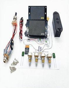 E-Gitarren-Tonabnehmer EMG Aktiver Tonabnehmer Humbucker 9V Batterie-Netzteil auf Lager1369053