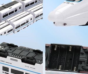 Dzieci Electric Train Train Toys for Diecast Symulacja dźwięku lekka muzyka edukacyjna lokomotywa świąteczny prezent 2208093422049