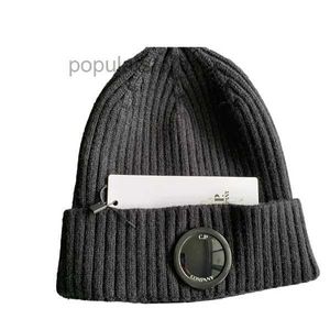 Beanie CP Caps Men's Designer Ribbed Knit Lens Hats Kvinnors extra fina Merino Wool Goggle Beanie Officiell webbplats Version 7 1T4W