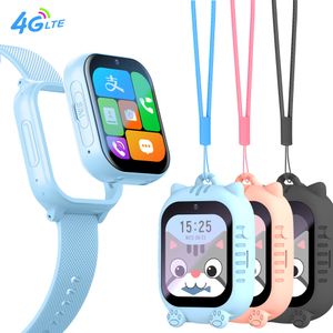 4G Children's Phone Watch Hanging Neck dubbelanvändning Betalningsplatskort Spela Video Call K26H