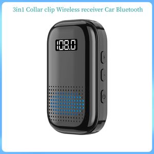 Nowy adapter Bluetooth Wireless Car Odbiornik Bluetooth 3,5 mm pomocniczy cyfrowy wyświetlacz odbiornika audio karta TF