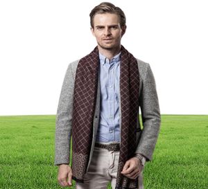 Desigenr Mens Scarves Plaid ScarfMensスカーフ冬のスカーフメンズ格子縞のカシミアスカーフ新しい到着8918436