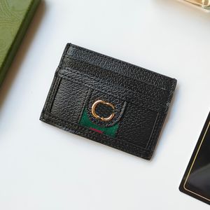 بطاقة 10A مصمم جودة Cucci Bag Mini Fashion Base Bag Wallet Massport Holders Coin Leather Leather Coin Pocket 724