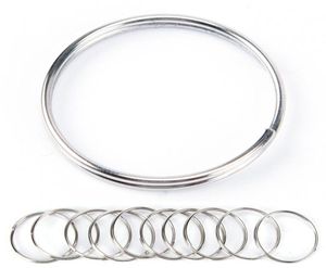 Anahtarlık 50100pcs Keyring Split Ring 25mm Anahtarlık Yüzükleri Argolas Para Key Porte CLE PARÇALARI İÇİN CHAVEIRO Aksesuarları8738152