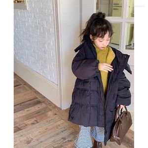 Hosen Mädchen Hosen 2024 Herbst Winter Koreanische Mode Stil Fleece Dicken Plaid Baby Schlitz Ausgestelltes Kind Kleidung