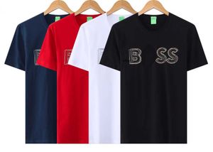 BS MENS T-shirt Högkvalitativ modemän T-shirt Luxury Polo Shirt Round Neck Top BS Business Shirt Casual Tee Man Topps Designer 721 878