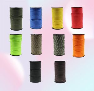 Gadgets ao ar livre 100m 550 padrão 9 núcleo paracord corda 4mm cabo de pára-quedas sobrevivência guarda-chuva tenda cordão rede cinta5922225