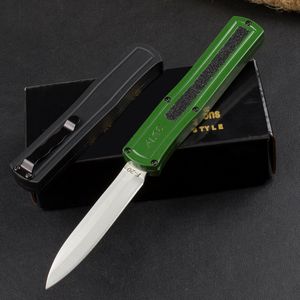 F-20 8.3'' US Italian Style Stiletto Mafia Auto Knife Double action Outdoor Rescue Hiking Self-defense Tactical Camp Hunt EDC Tools