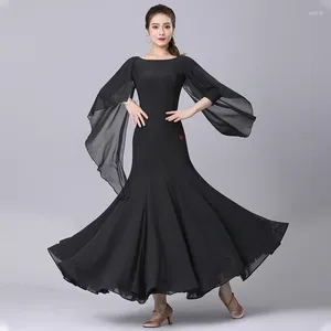 Stage Wear Ballroom Dance Competition Dress 2024 Elegante High-End Temperamento Modern Practice Costumi Standrad Women Waltz Clothes